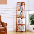 Boekenkast van hout, kleur naturelbruin