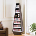 Boekenkast van hout, kleur naturelbruin