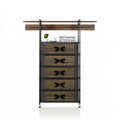 Bureau-organizer met zes lades, kleur grijs