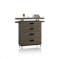 Bureau-organizer met zes lades, kleur grijs