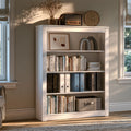Boekenkast met vijf niveaus, kleur wit